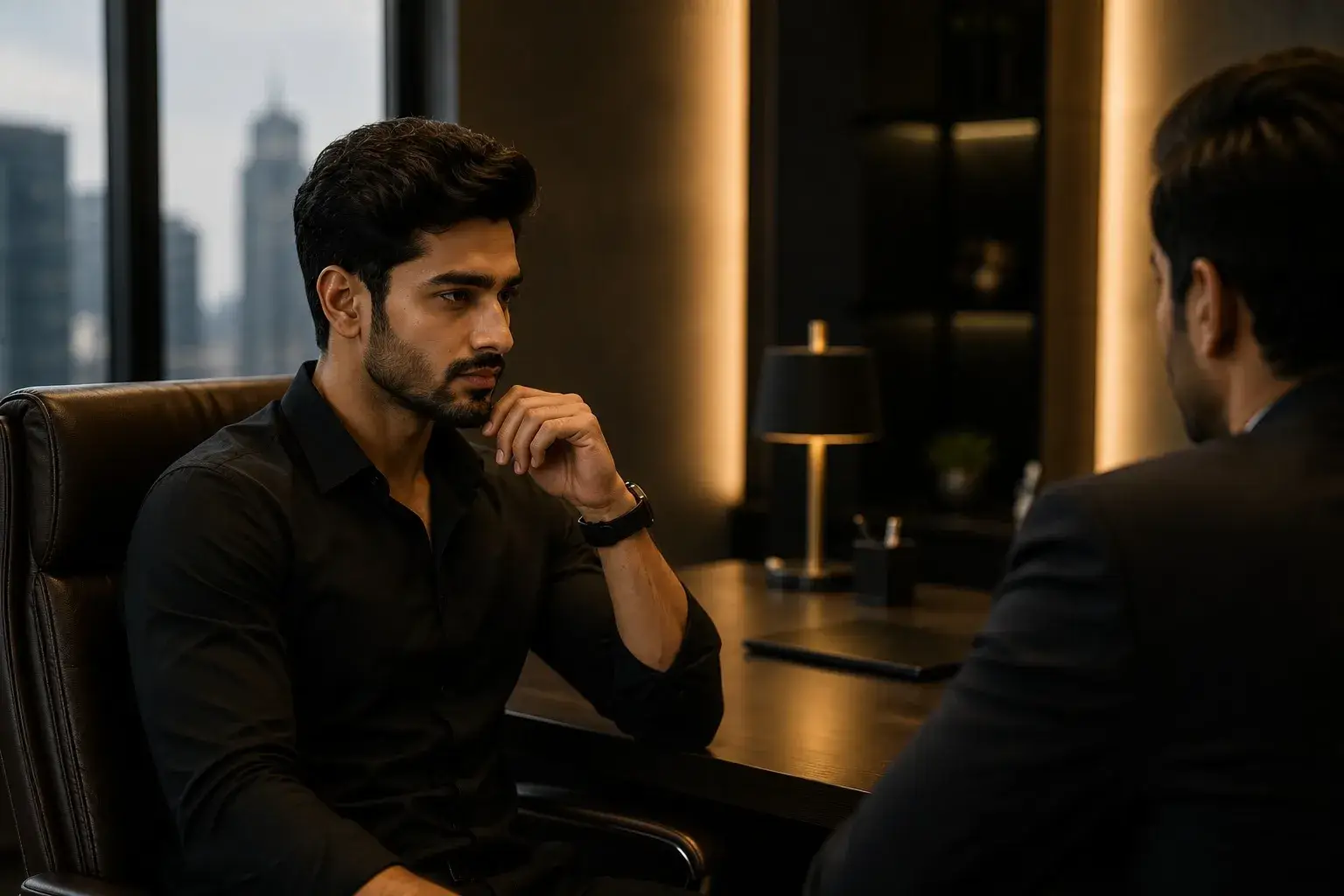 Indian man with presence — Invisible In The Room
